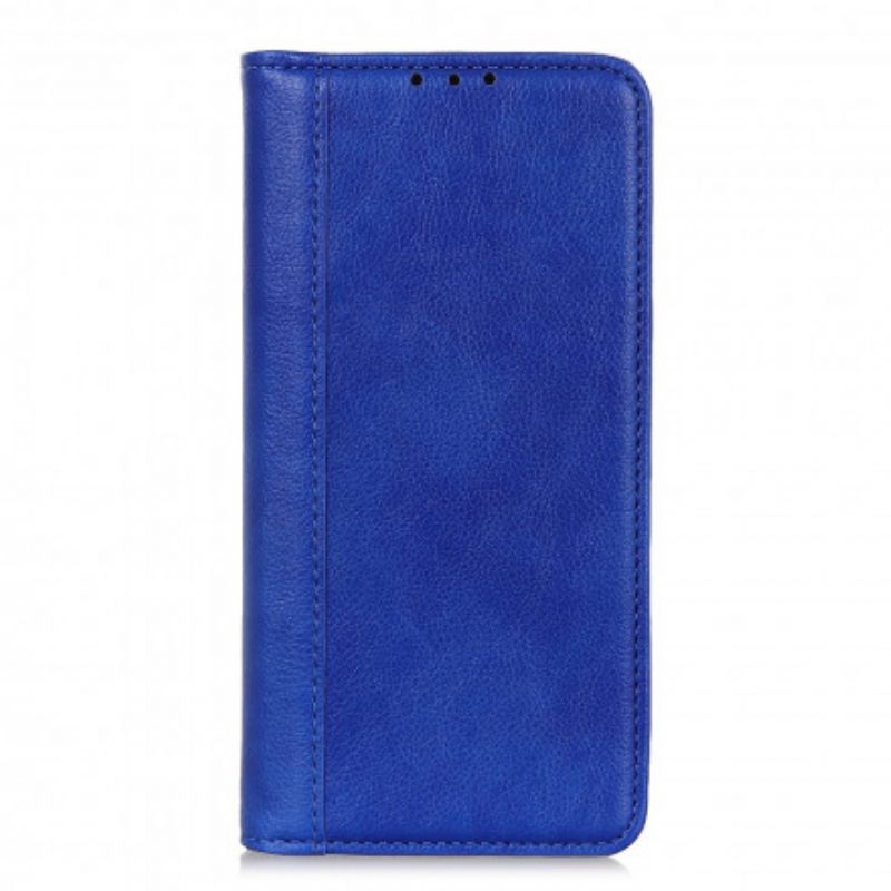 θηκη κινητου Samsung Galaxy A22 4G Θήκη Flip Έκδοση Litchi Split Leather