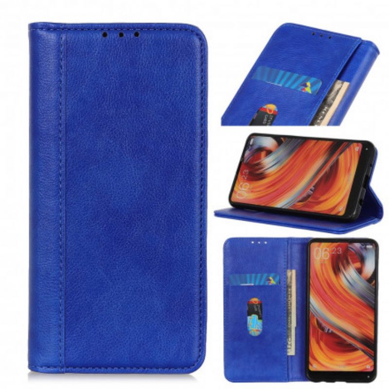 θηκη κινητου Samsung Galaxy A22 4G Θήκη Flip Έκδοση Litchi Split Leather