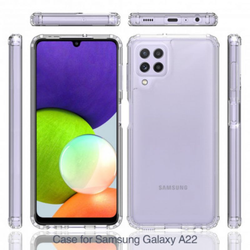 Θήκη Samsung Galaxy A22 4G Διαφανές Υβρίδιο