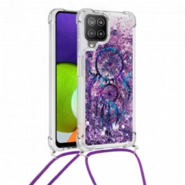 Θήκη Samsung Galaxy A22 4G με κορδονι Dream Catcher Glitter Cord