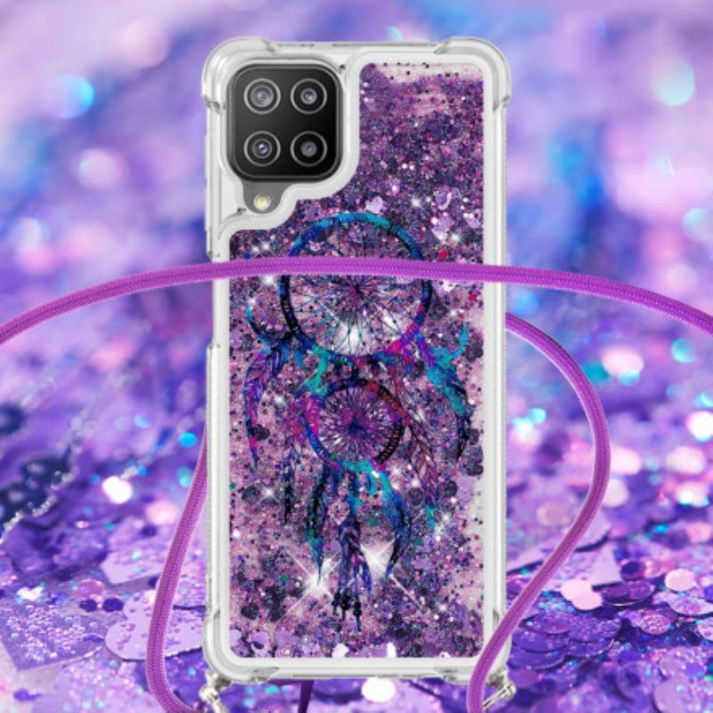 Θήκη Samsung Galaxy A22 4G με κορδονι Dream Catcher Glitter Cord