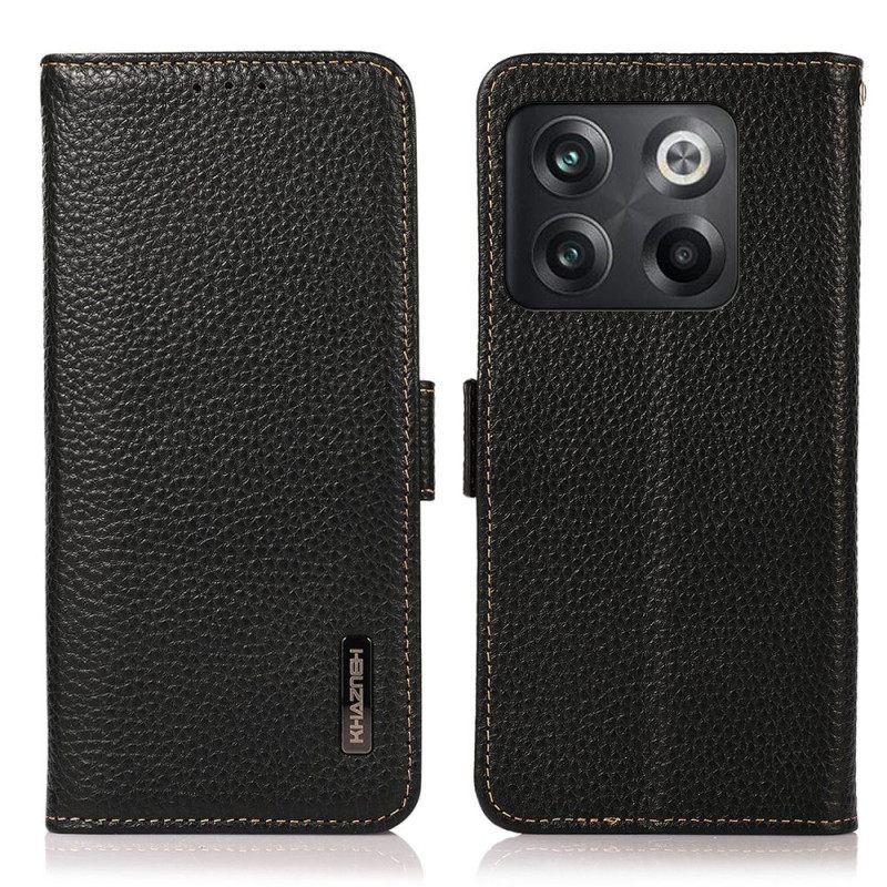 δερματινη θηκη OnePlus 10T 5G Litchi Leather Khazneh Rfid