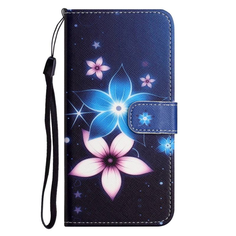 Κάλυμμα OnePlus 10T 5G με κορδονι Lunar Strap Flowers