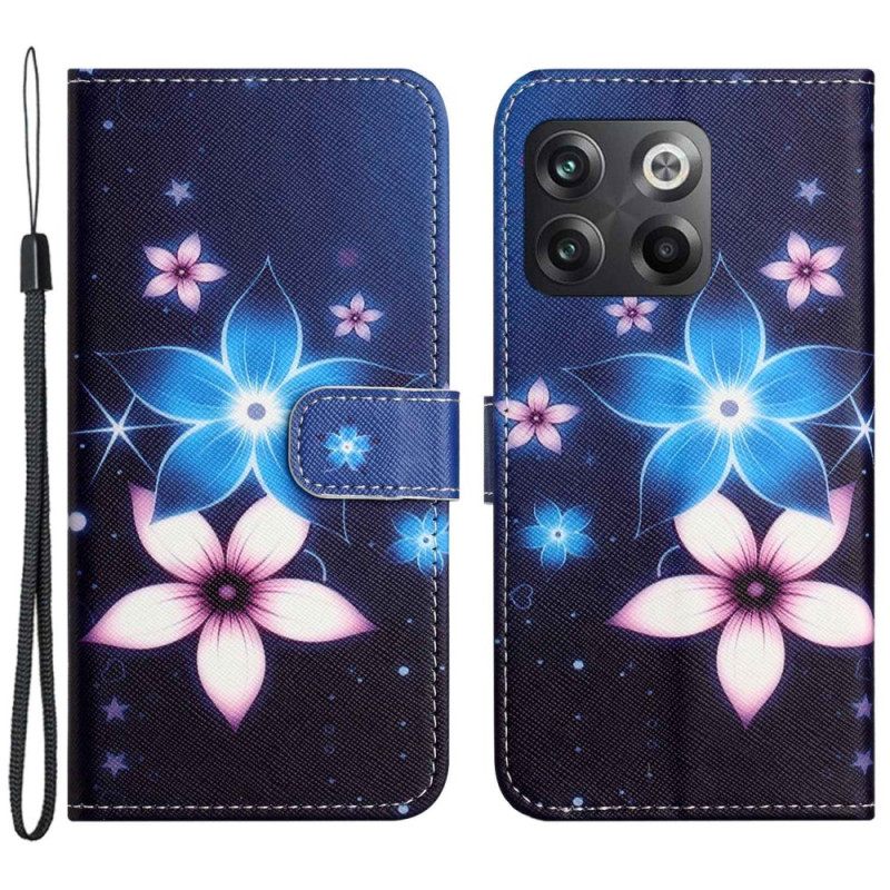 Κάλυμμα OnePlus 10T 5G με κορδονι Lunar Strap Flowers