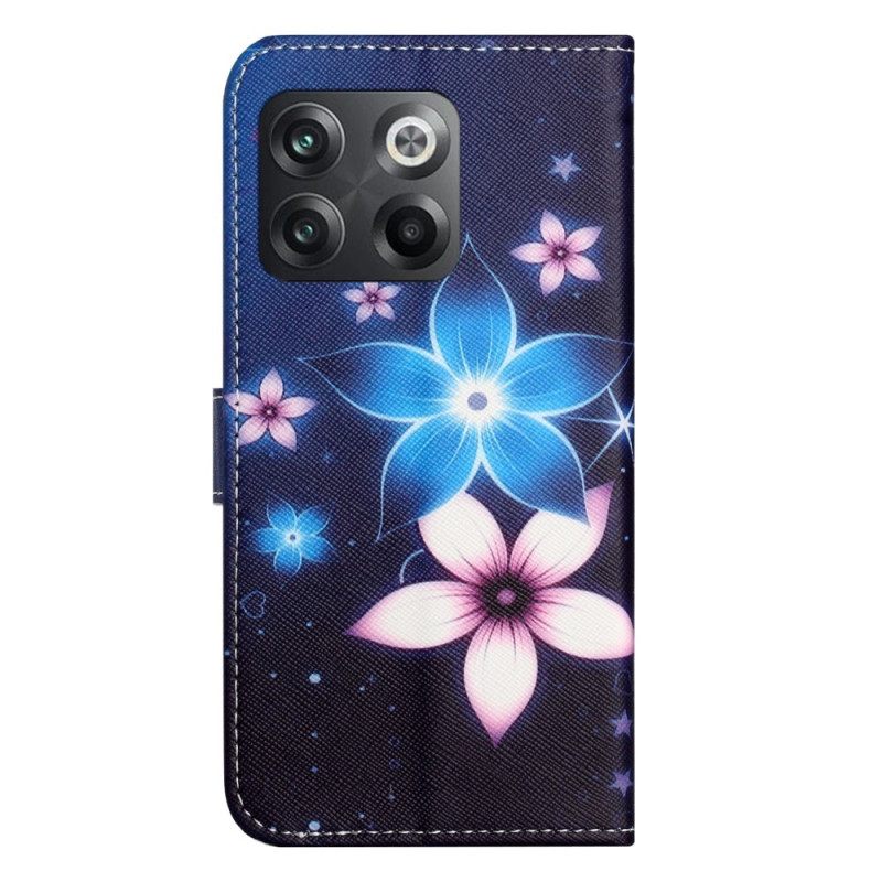 Κάλυμμα OnePlus 10T 5G με κορδονι Lunar Strap Flowers