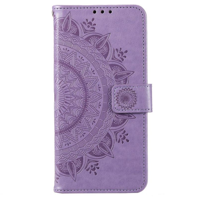 Κάλυμμα OnePlus 10T 5G με κορδονι Mandala Sun Strap