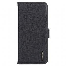 Θήκη Flip OnePlus 10T 5G Litchi Leather Khazneh