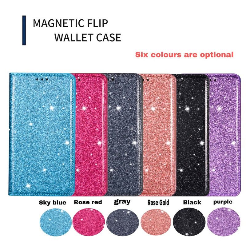 θηκη κινητου Samsung Galaxy A31 Θήκη Flip Στυλ Glitter