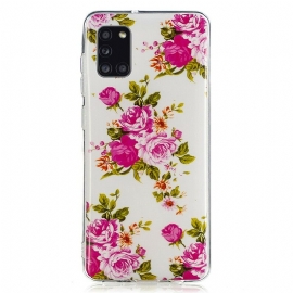 Θήκη Samsung Galaxy A31 Fluorescent Liberty Flowers