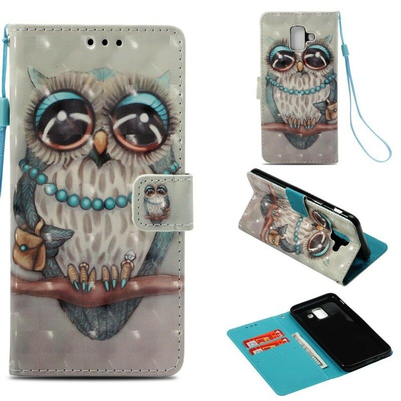 Κάλυμμα Samsung Galaxy A6 Miss Owl 3d