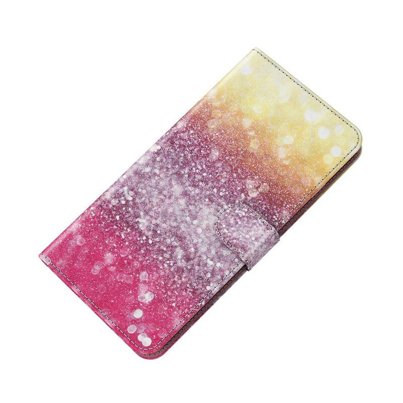 Κάλυμμα Huawei P Smart 2021 Ματζέντα Glitter Gradient