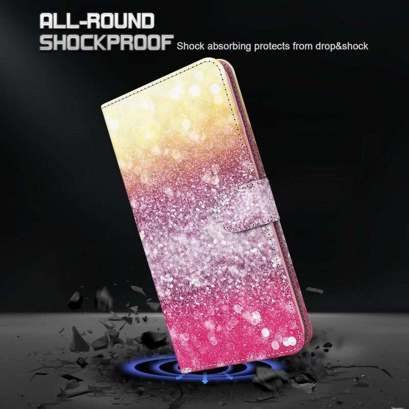 Κάλυμμα Huawei P Smart 2021 Ματζέντα Glitter Gradient