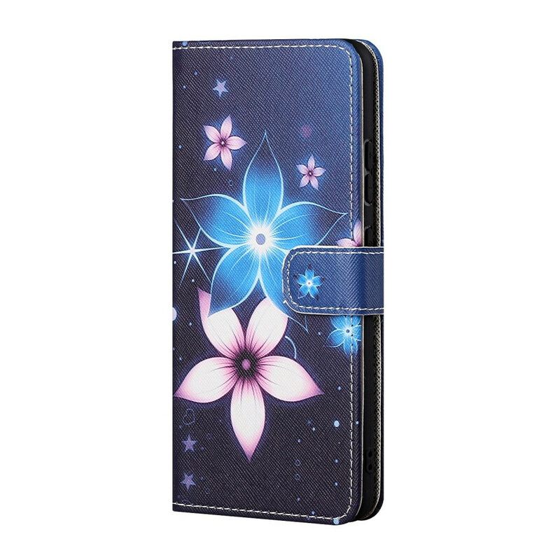 Κάλυμμα Huawei P Smart 2021 με κορδονι Lunar Strap Flowers