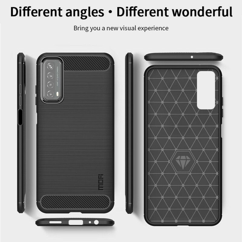 Θήκη Huawei P Smart 2021 Mofi Brushed Carbon Fiber