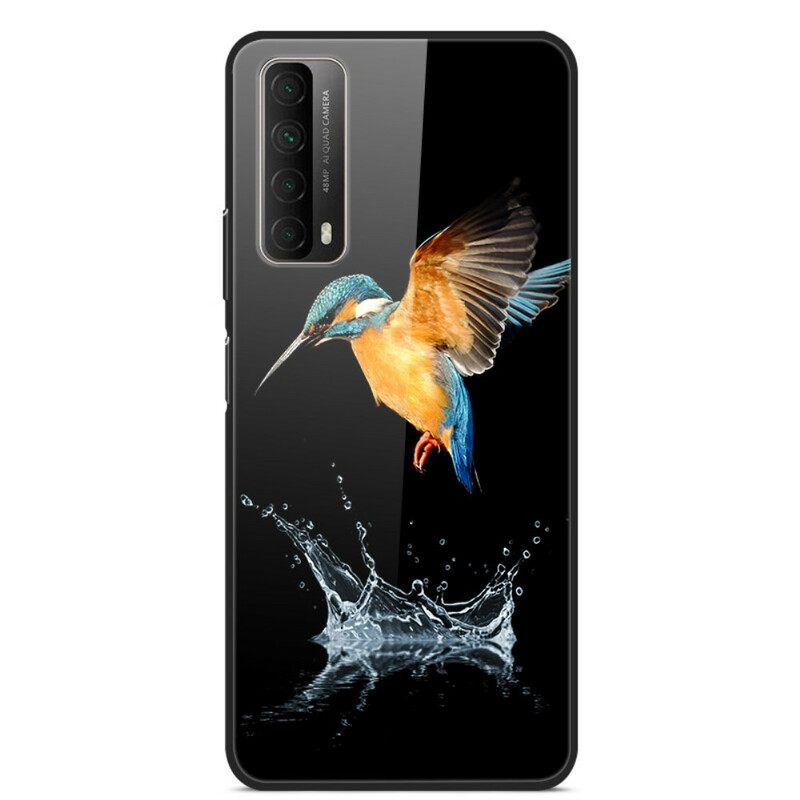 θηκη κινητου Huawei P Smart 2021 Crown Bird Tempered Glass