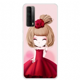 θηκη κινητου Huawei P Smart 2021 Manga Lady