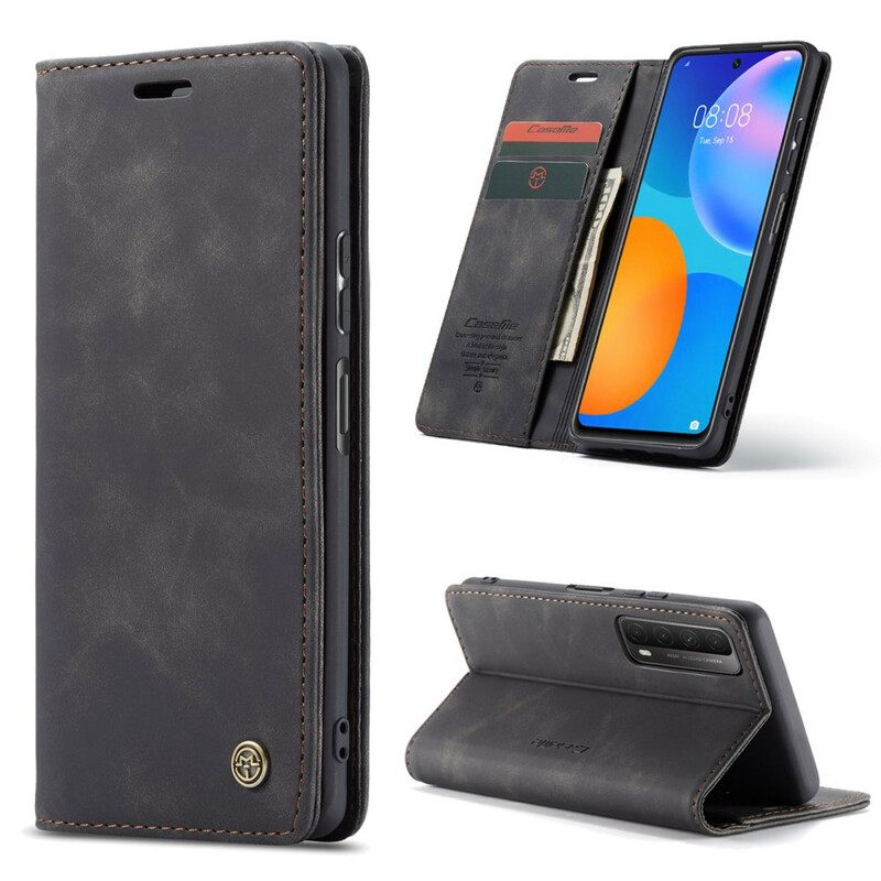 θηκη κινητου Huawei P Smart 2021 Θήκη Flip Caseme Faux Leather