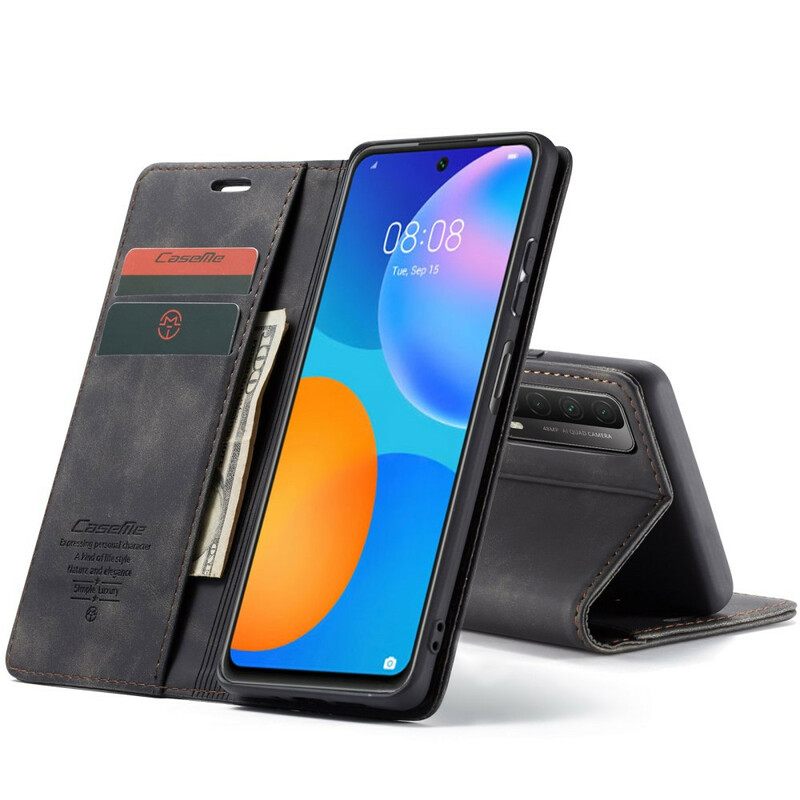 θηκη κινητου Huawei P Smart 2021 Θήκη Flip Caseme Faux Leather