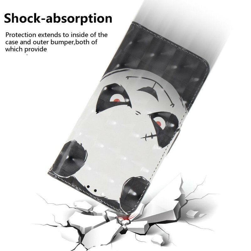 Κάλυμμα Samsung Galaxy Note 20 με κορδονι Angry Panda Με Strap