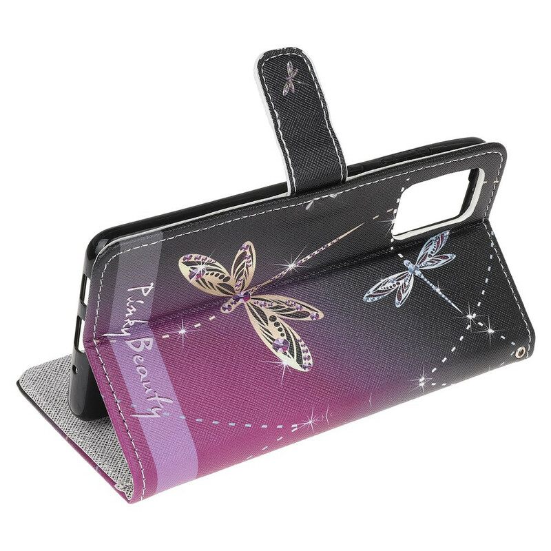 Κάλυμμα Samsung Galaxy Note 20 με κορδονι Strappy Dragonflies