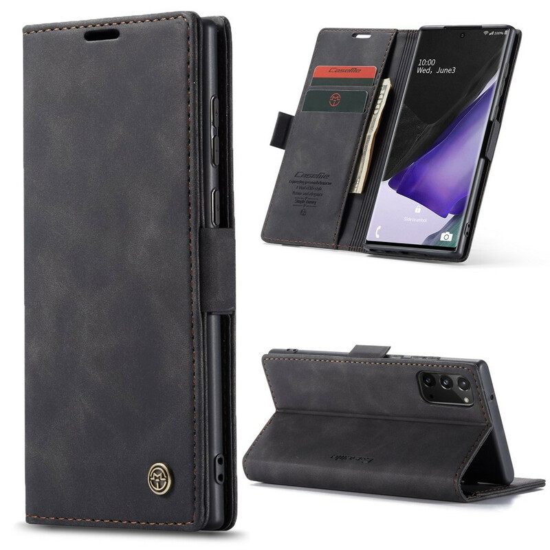 Θήκη Flip Samsung Galaxy Note 20 Caseme Faux Leather