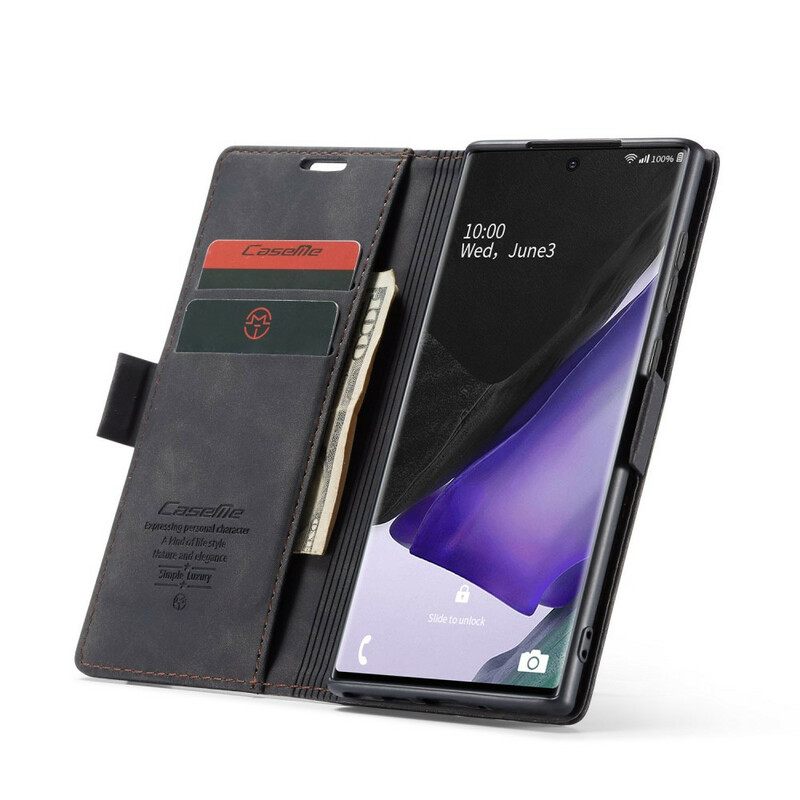 Θήκη Flip Samsung Galaxy Note 20 Caseme Faux Leather