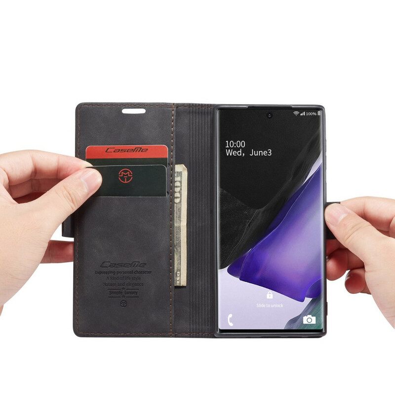 Θήκη Flip Samsung Galaxy Note 20 Caseme Faux Leather