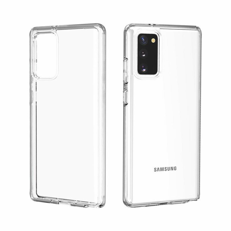 Θήκη Samsung Galaxy Note 20 Διαφανές Έγχρωμο