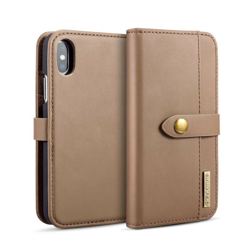 Κάλυμμα iPhone X / XS Dg Smooth Leather Effect. Ming Αποσπώμενο