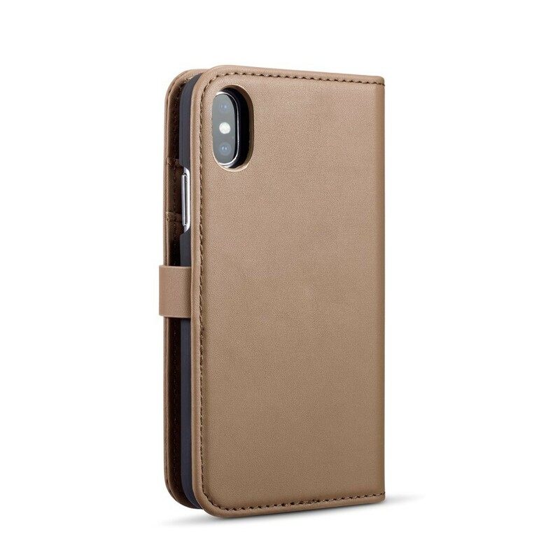 Κάλυμμα iPhone X / XS Dg Smooth Leather Effect. Ming Αποσπώμενο