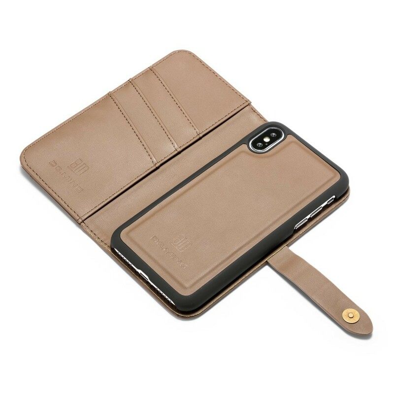 Κάλυμμα iPhone X / XS Dg Smooth Leather Effect. Ming Αποσπώμενο