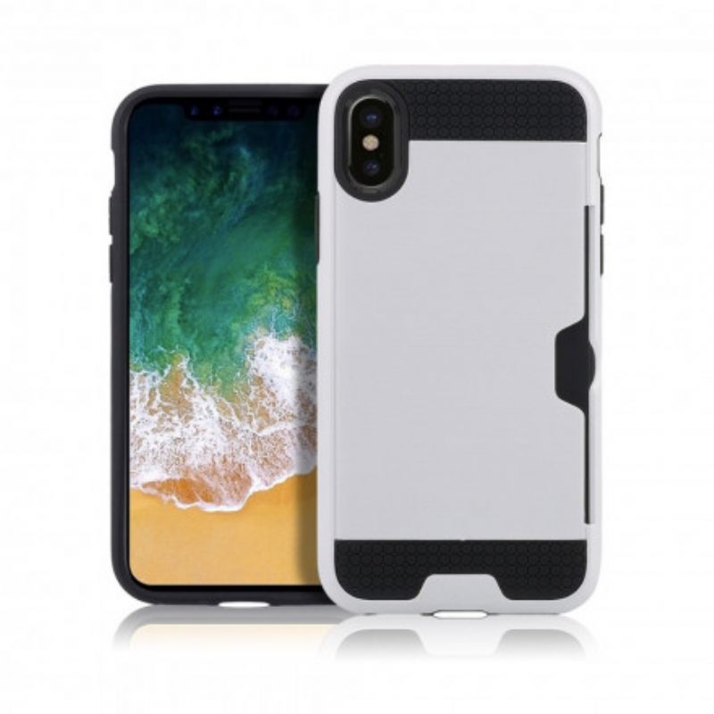 Θήκη iPhone X / XS Άκαμπτη Θήκη Κάρτας