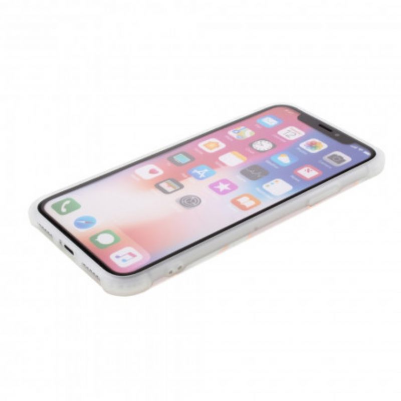 Θήκη iPhone X / XS Λαμπερό Γεωμετρικό Μάρμαρο