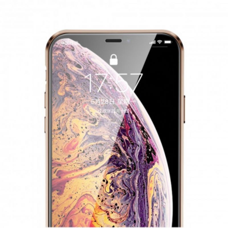 θηκη κινητου iPhone X / XS Tempered Glass Εμπρός Και Πίσω