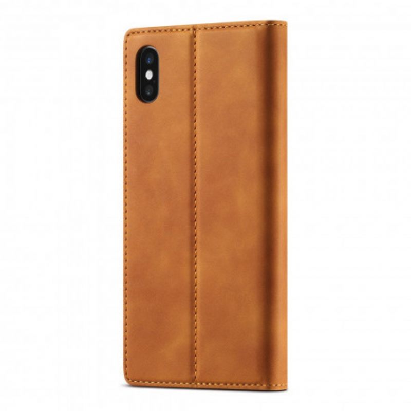 θηκη κινητου iPhone X / XS Θήκη Flip Lc.imeeke Leather Effect