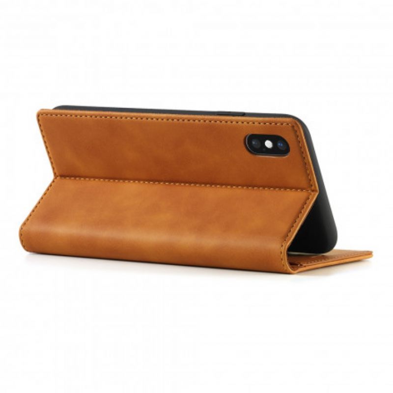 θηκη κινητου iPhone X / XS Θήκη Flip Lc.imeeke Leather Effect