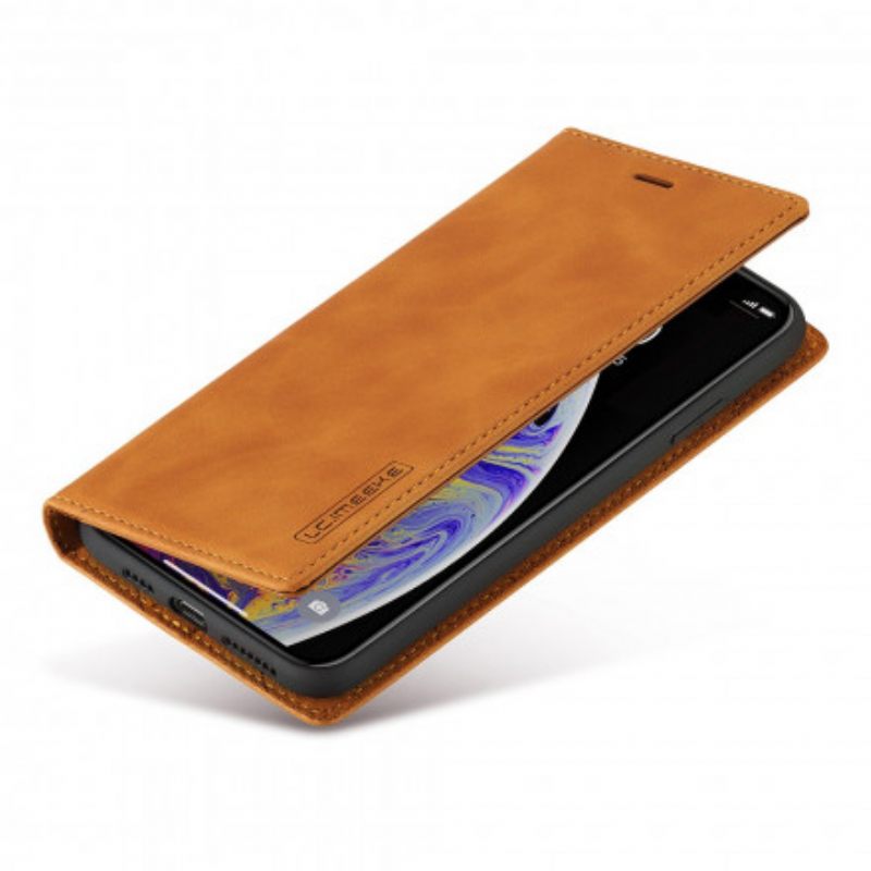 θηκη κινητου iPhone X / XS Θήκη Flip Lc.imeeke Leather Effect