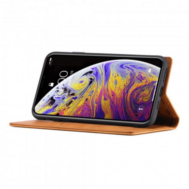 θηκη κινητου iPhone X / XS Θήκη Flip Lc.imeeke Leather Effect