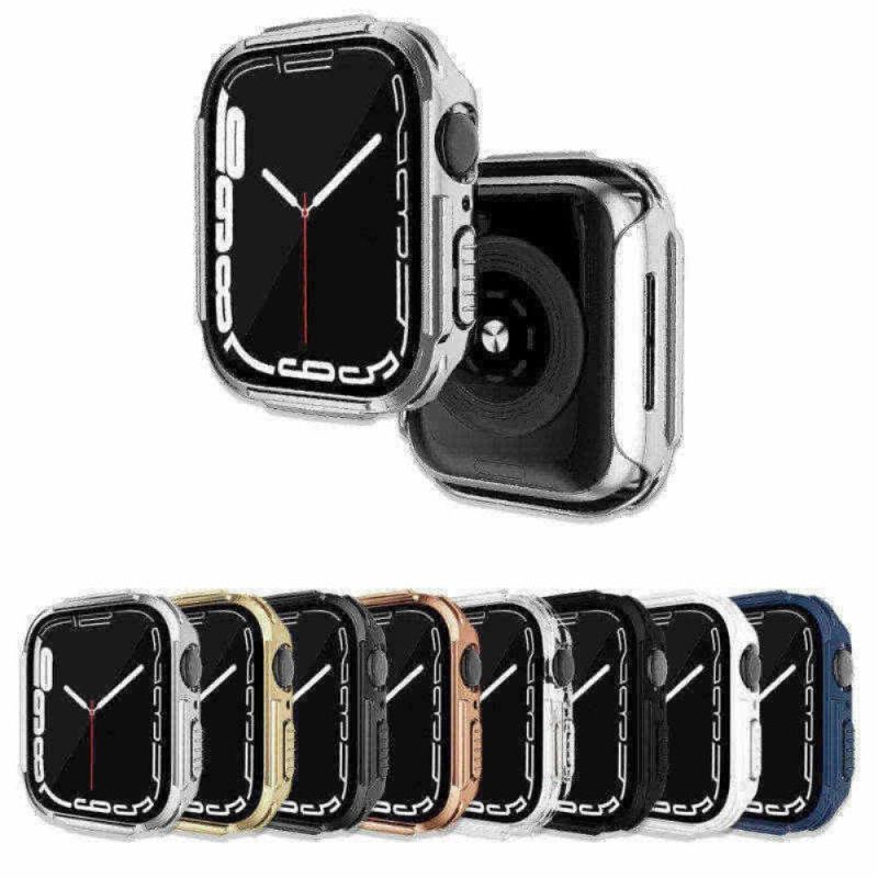 Apple Watch Series 7 Θήκη 41Mm Κατά Της Φθοράς Από Σκληρυμένο Γυαλί