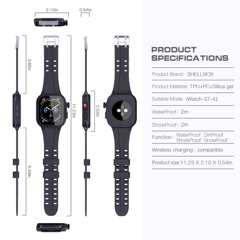 Θήκη Flip Apple Watch Series 7 41mm Shellbox