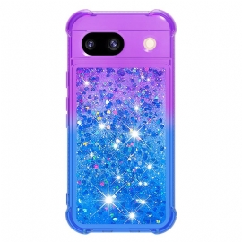 Κάλυμμα Google Pixel 8a Glitter Gradient Σιλικόνης