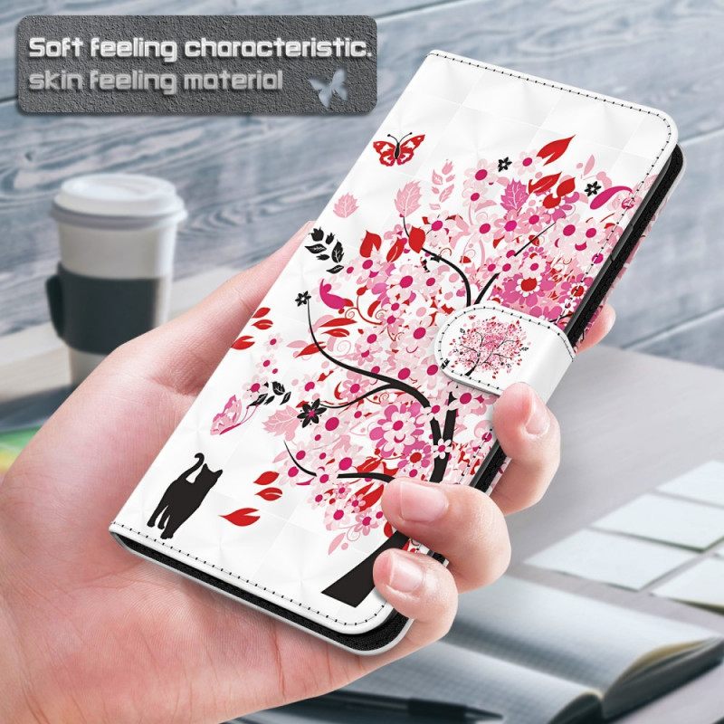 δερματινη θηκη OnePlus Nord CE 2 5G Cherry Blossom