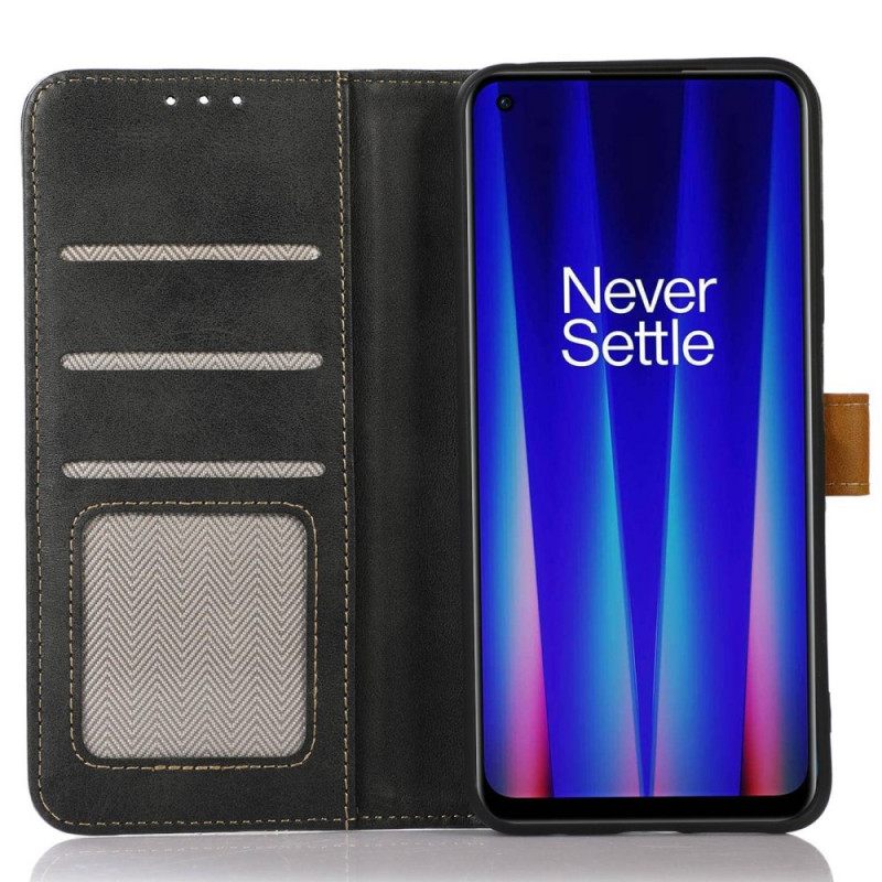 δερματινη θηκη OnePlus Nord CE 2 5G Faux Δέρμα Με Κουμπί