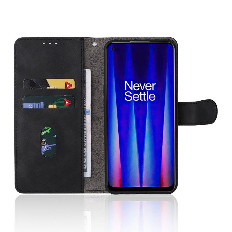 Κάλυμμα OnePlus Nord CE 2 5G με κορδονι Υφή Δέρματος Με Λουράκια