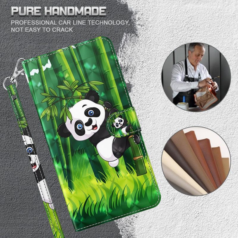 Θήκη Flip OnePlus Nord CE 2 5G Comic Panda