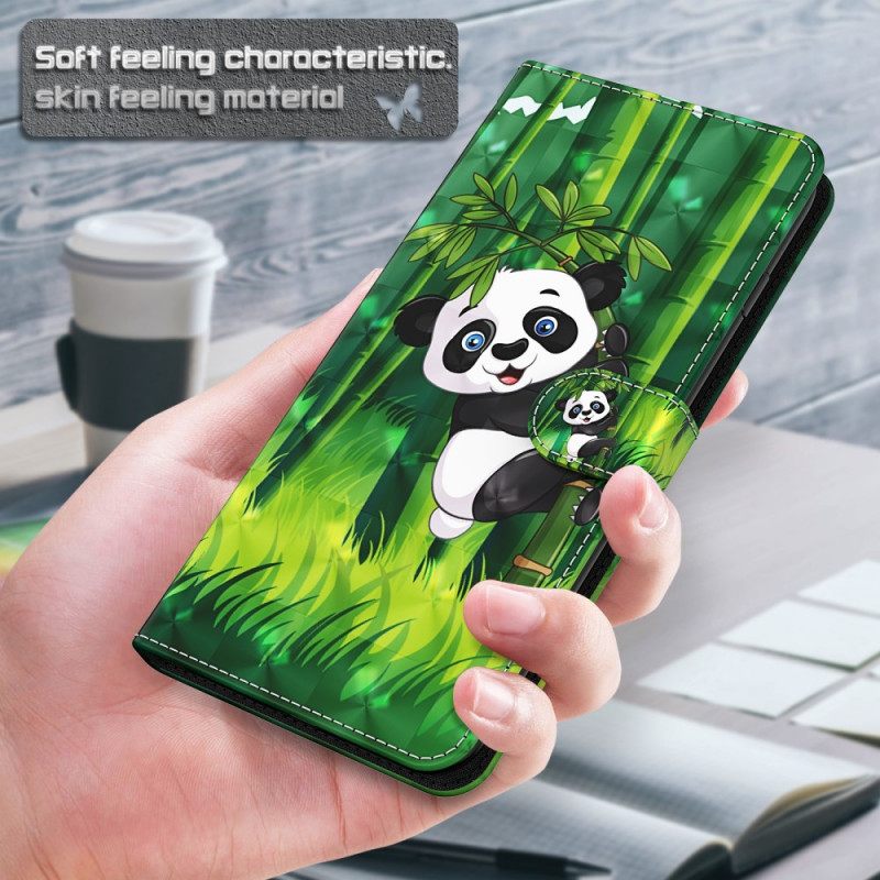 Θήκη Flip OnePlus Nord CE 2 5G Comic Panda