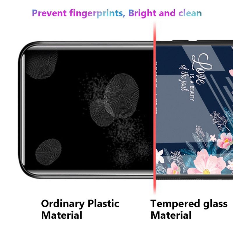 Κάλυμμα Huawei Pura 70 Pro Ροζ Και Μπλε Ντεγκραντέ Tempered Glass Σιλικόνης