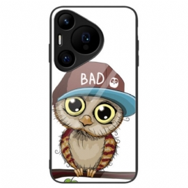 Κάλυμμα Huawei Pura 70 Pro Θήκες Κινητών Bad Owl Tempered Glass