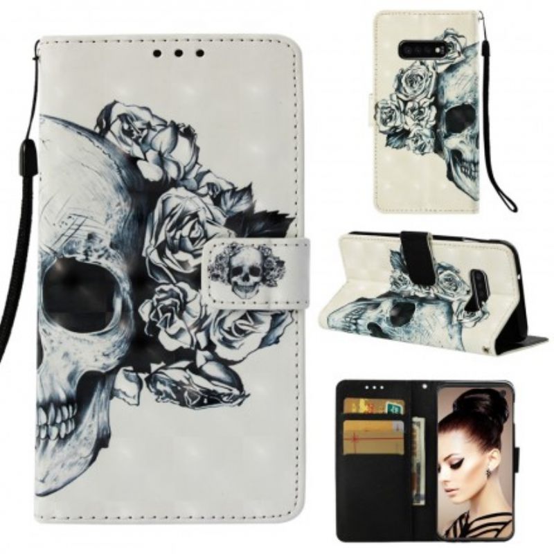 Κάλυμμα Samsung Galaxy S10e Floral Skull