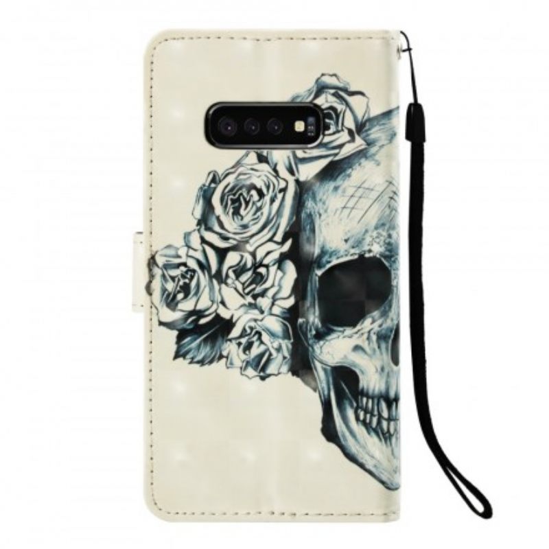 Κάλυμμα Samsung Galaxy S10e Floral Skull